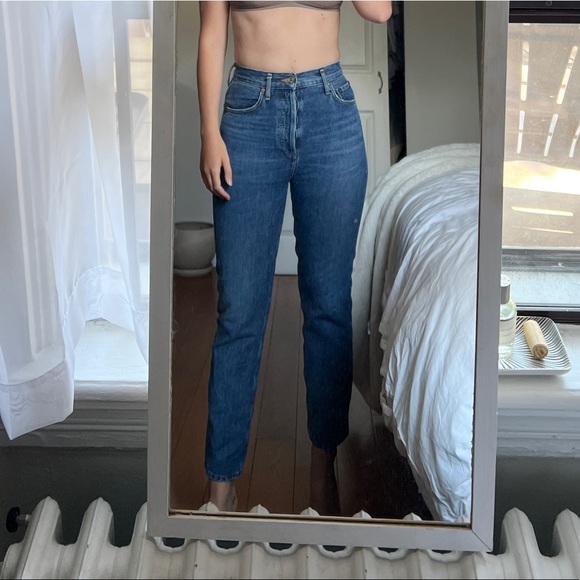 Agolde Riley Jean Cropped Straight Leg - Picture 4 of 6